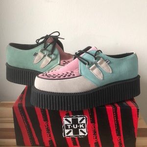 TUK Platform Creepers - Pastel Colors